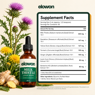 Elowon | Milk Thistle Liver Drops (60ml)